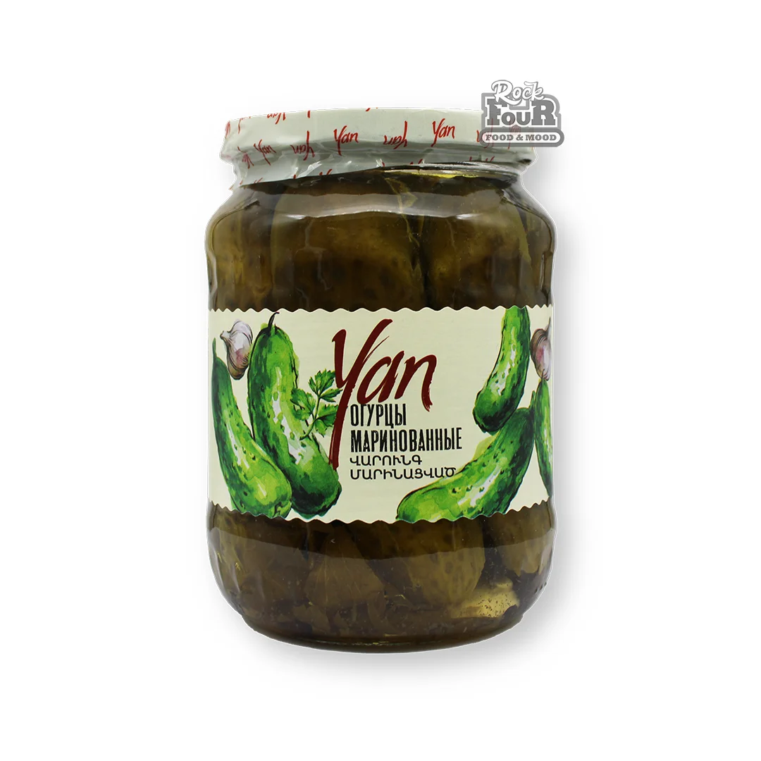 Pickled cucumber "Yan" 700g